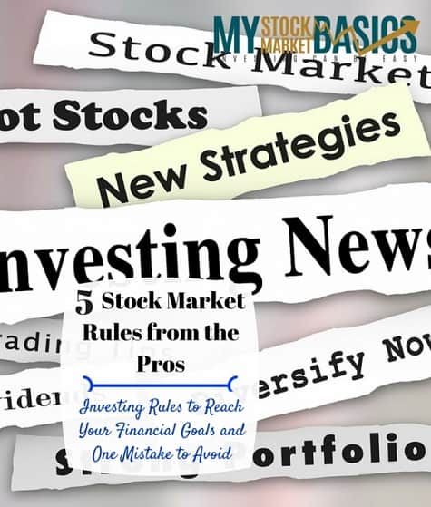 stock market rules for investing