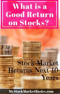 what is a good stock market return